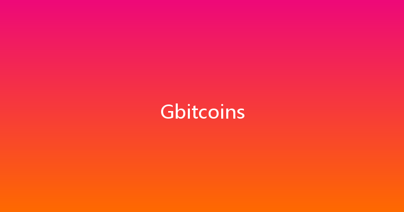 Gbitcoins 