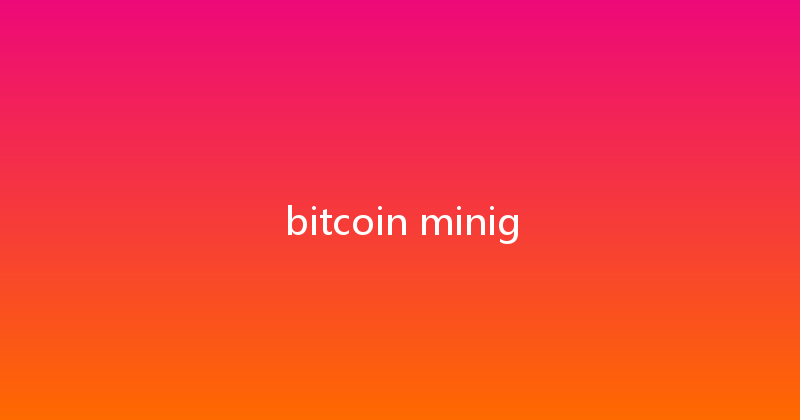 bitcoin minig 