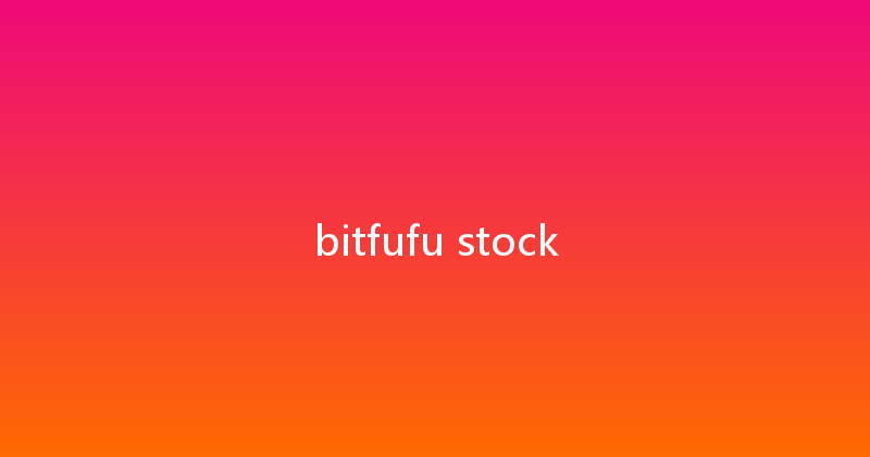 bitfufu stock 