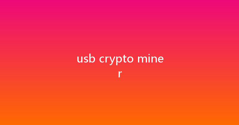 usb crypto miner 